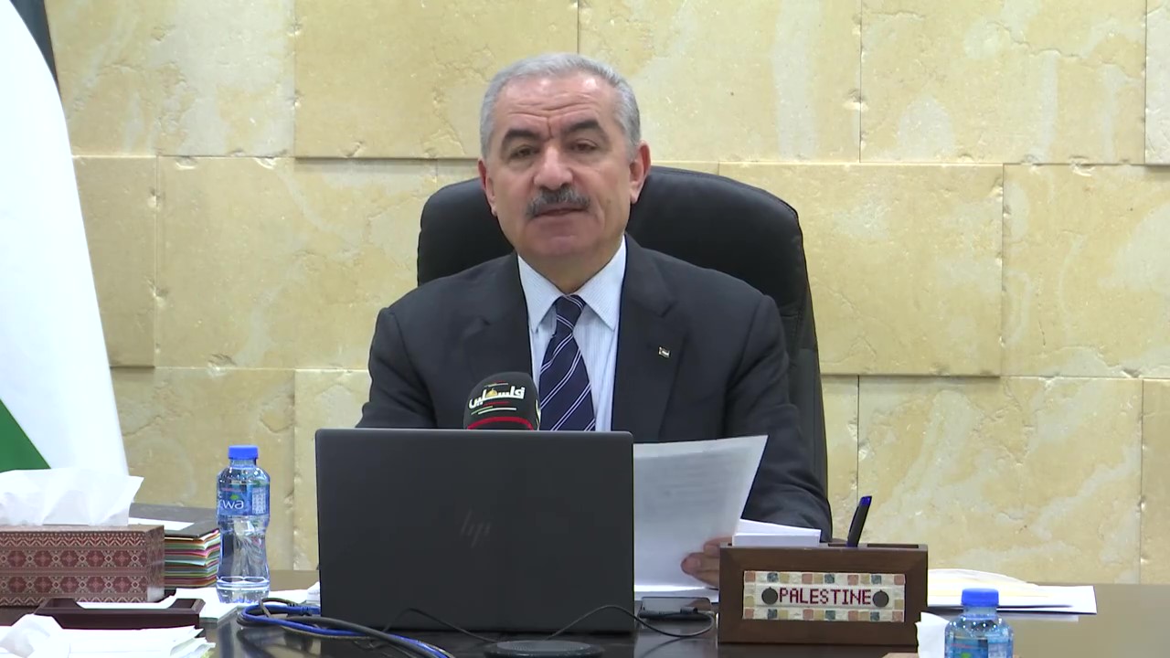 اشتية يستقبل وفدا من منظمة كنائس من أجل السلام في الشرق الأوسط