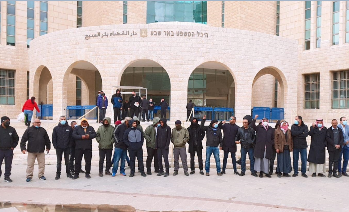مظاهرات في بئر السبع للمطالبة بالإفراج عن معتقلي النقب