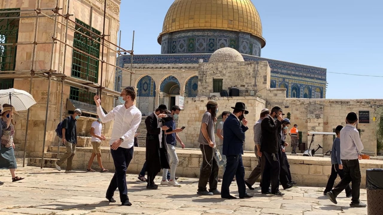 مستوطنون يقتحمون “الأقصى” والاحتلال يعتقل الشيخ بكيرات والمعلمة حلواني