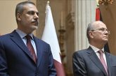 مصطفى يبحث مع وزير الخارجية التركي أجندة اجتماع مجموعة الدول الثماني